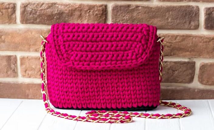 Knit Crossbody Bag
